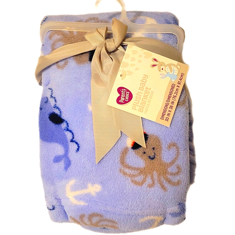 NWT plush baby blanket